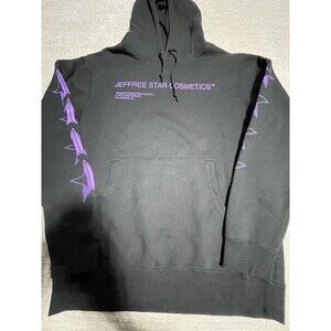Jeffree Star Cosmetics Sweatshirt Hoodie Black/Purple Medium 5 Year Anniversary